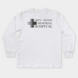 Grey + Sloan Memorial Hospital Kids Long Sleeve T-Shirt